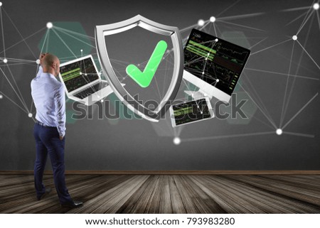 Security system approved with no virus 