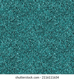 Seemless Elegant Glitter Gemstones Texture In Turquoise Tones