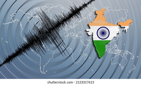 Seismic Activity Earthquake India Map Richter Scale