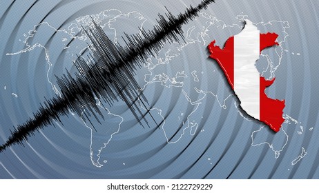 Seismic Activity Earthquake Peru Map Richter Scale