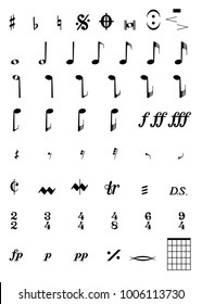 429 Music time signature Images, Stock Photos & Vectors | Shutterstock