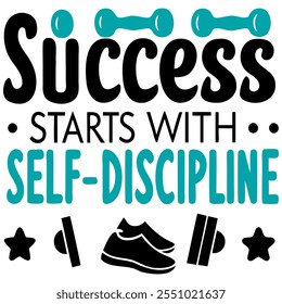 Self discipline is key to achieving fitness goals and personal growth. - Powered by Shutterstock