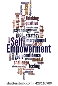 Self Empowerment Word Cloud Concept On Stock Illustration 429110989 ...