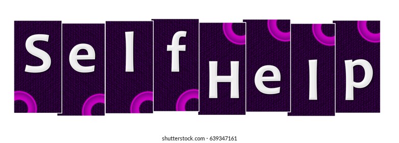 Self Help Purple Pink Rings Horizontal 