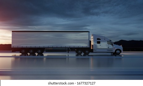 Semi Truck Sky High Res Stock Images Shutterstock