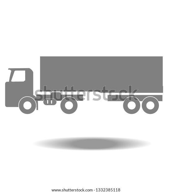 Semi Truck With Trailer\
Single Icon