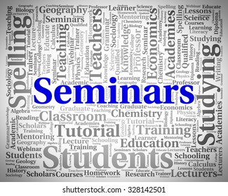 Seminars Word Representing Present Text And Forums
