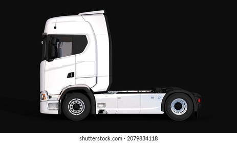 Semi-trailer Truck  Isolated 3d Rendering