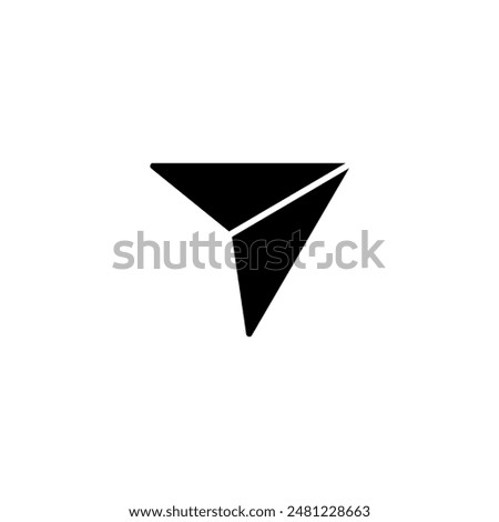 Send Icon | Message Send Symbol | Email Send Button A sleek and modern send icon perfect for messaging apps, email clients, and digital communication platforms. This vector icon symbolizes sending mes