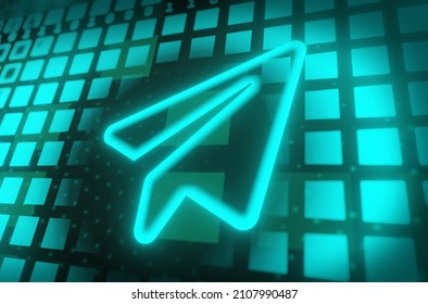 Send Messaging Concept Background Design