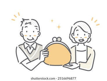 senior couple thinking about savings - Powered by Shutterstock