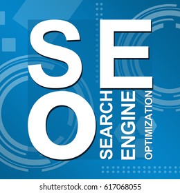 SEO Blue Abstract Background 