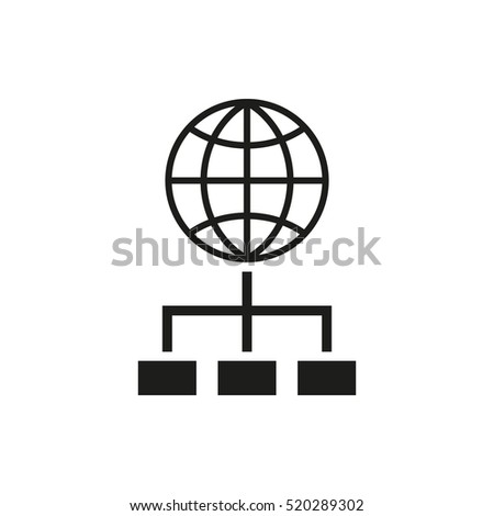 The SEO icon. WWW and browser, development, search symbol. UI. Web. Logo. Sign Flat design App Stock 