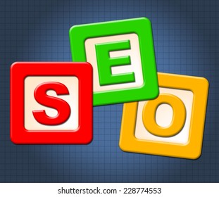 Seo Kids Search Engine Optimization Showing Digital Marketing Website Development And Research For Online Site Traffic