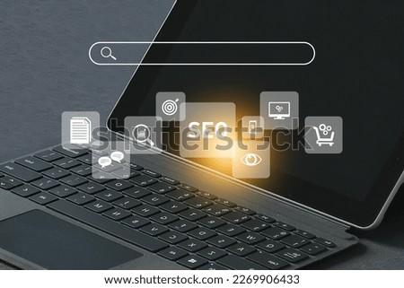 SEO search engine optimization, organic search and link building idea