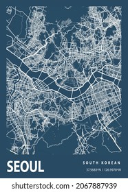 Map Of Seoul One Seoul South Korean Blueprint City Map Stock Illustration 2067887939 |  Shutterstock