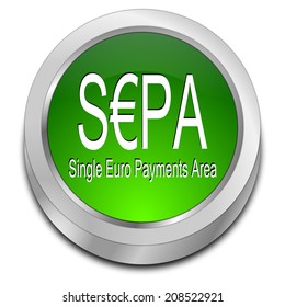 Sepa Single Euro Payments Area Button Stock Illustration 208522921 ...