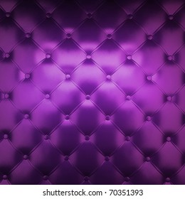 Sepia Luxury Buttoned Purple Leather