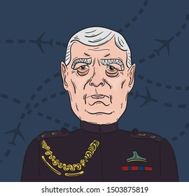 September 13 2019 Prince Andrew Duke Of York With Airplane Background