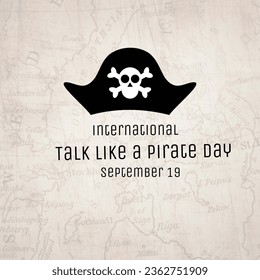 September 19 international talk like a pirate day  - Powered by Shutterstock