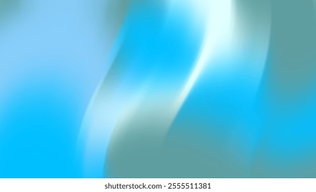 Serene Aqua Flow: A Soothing Gradient Background - Powered by Shutterstock