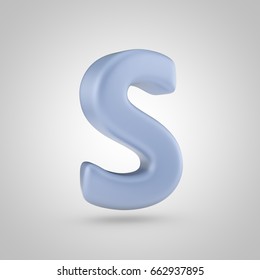 Serenity Color Letter S Uppercase 3d Stock Illustration 662937895 ...