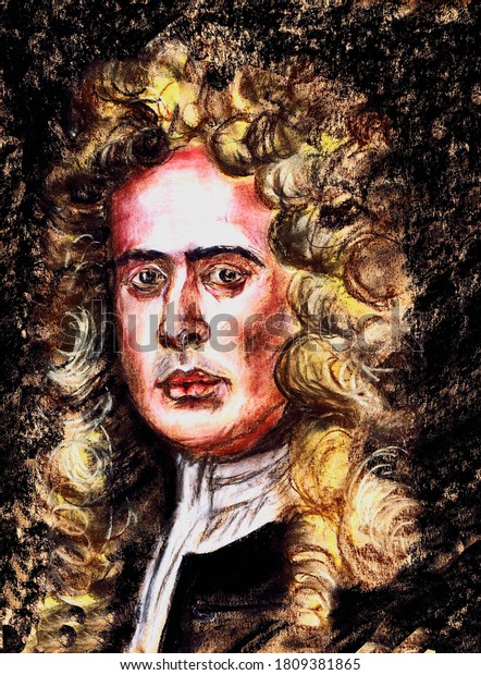 Series Great Writers Jonathan Swift Born Stock Illustration 1809381865