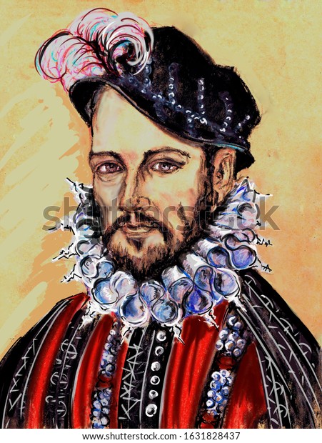 A series of kings of France. Charles IX, Charles-Maximilien - the penultimate king of France from the Valois dynasty. The third son of King Henry II and Catherine de Medici 