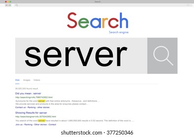 Server Network Data Online Computer Technology Concept