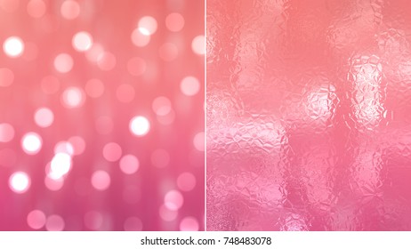 Set 2 red abstract