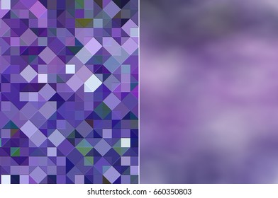 Set 2 violet abstract
