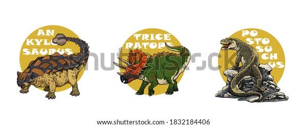 ankylosaurus and triceratops