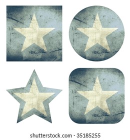 Grunge Stars Background: Stock-Vektorgrafik (Lizenzfrei) 187407782