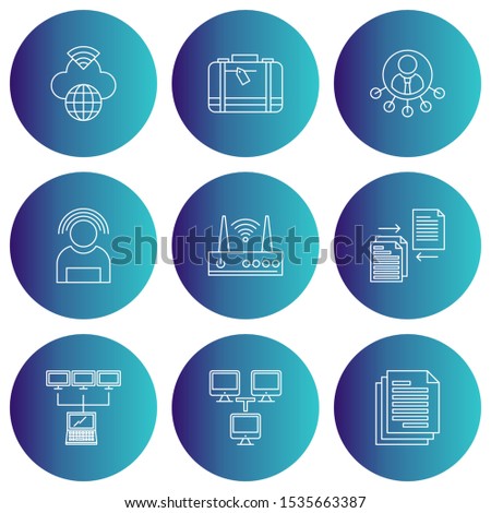 Set of 9 Universal Pixel Perfect Icons