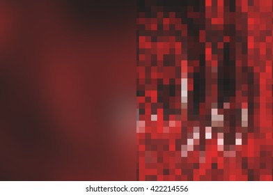 Set abstract backgrounds red