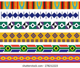 A Set Of African Pattern Designs