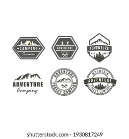 Set of Badges Mountain Explore Kogo