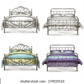 Bed Sketch 이미지, 스톡 사진 및 벡터 | Shutterstock