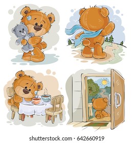 sad teddy bears drawings