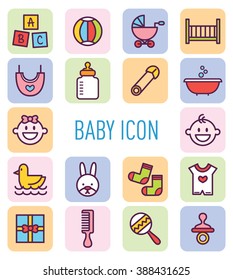 264,347 Baby icon color Images, Stock Photos & Vectors | Shutterstock