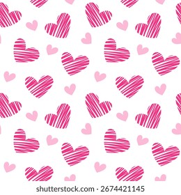 A set of Valentine’s Day seamless pattern digital papers featuring cute hearts and romantic designs in pink and red tones. Perfect for backgrounds, cards, scrapbooking, crafts, and classroom projects.