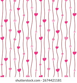 A set of Valentine’s Day seamless pattern digital papers featuring cute hearts and romantic designs in pink and red tones. Perfect for backgrounds, cards, scrapbooking, crafts, and classroom projects.