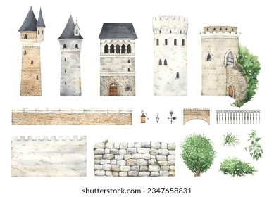 Set different castle towers