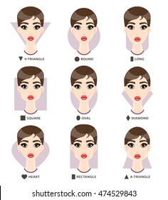 72,599 Face Shapes Women Head Images, Stock Photos & Vectors | Shutterstock