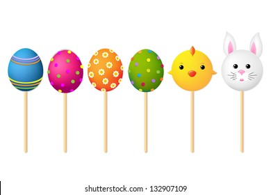 Set Of Easter Eggs