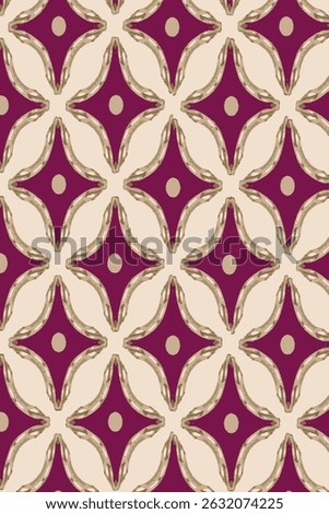 Set of element that ehtnic paisley geometry pattern