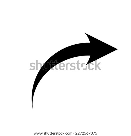 Set of flat arrows vector isolated on white background. Collection for web design, interfaces and more.