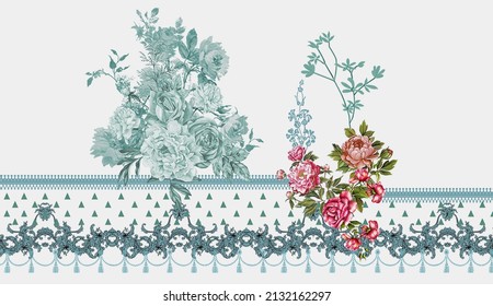  set of garden floral plants. Gorgeous clematis, craspedia, daffodil, irises, peony, poppy, tulip and pansy flowers isolated on white background white and creamy rose flowers vector design wedding bou