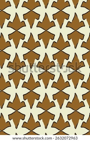 Set geometry ehtnic paisley element fabric print