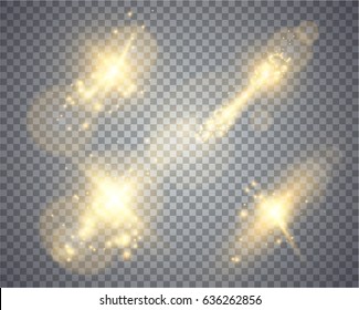 Abstract Firework Set Vector Fountain Sparks Stock Vector (Royalty Free ...